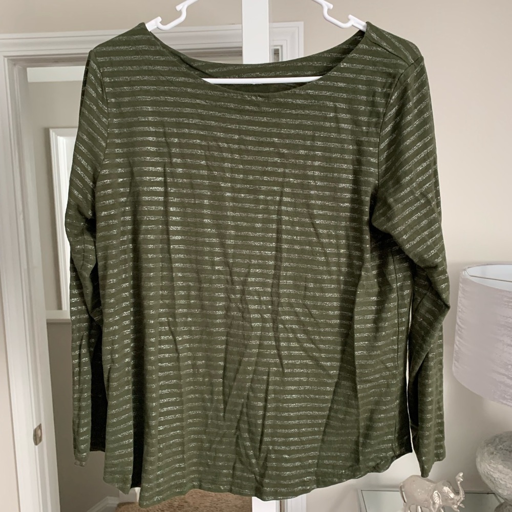 At John bays green long sleeve causal shirt